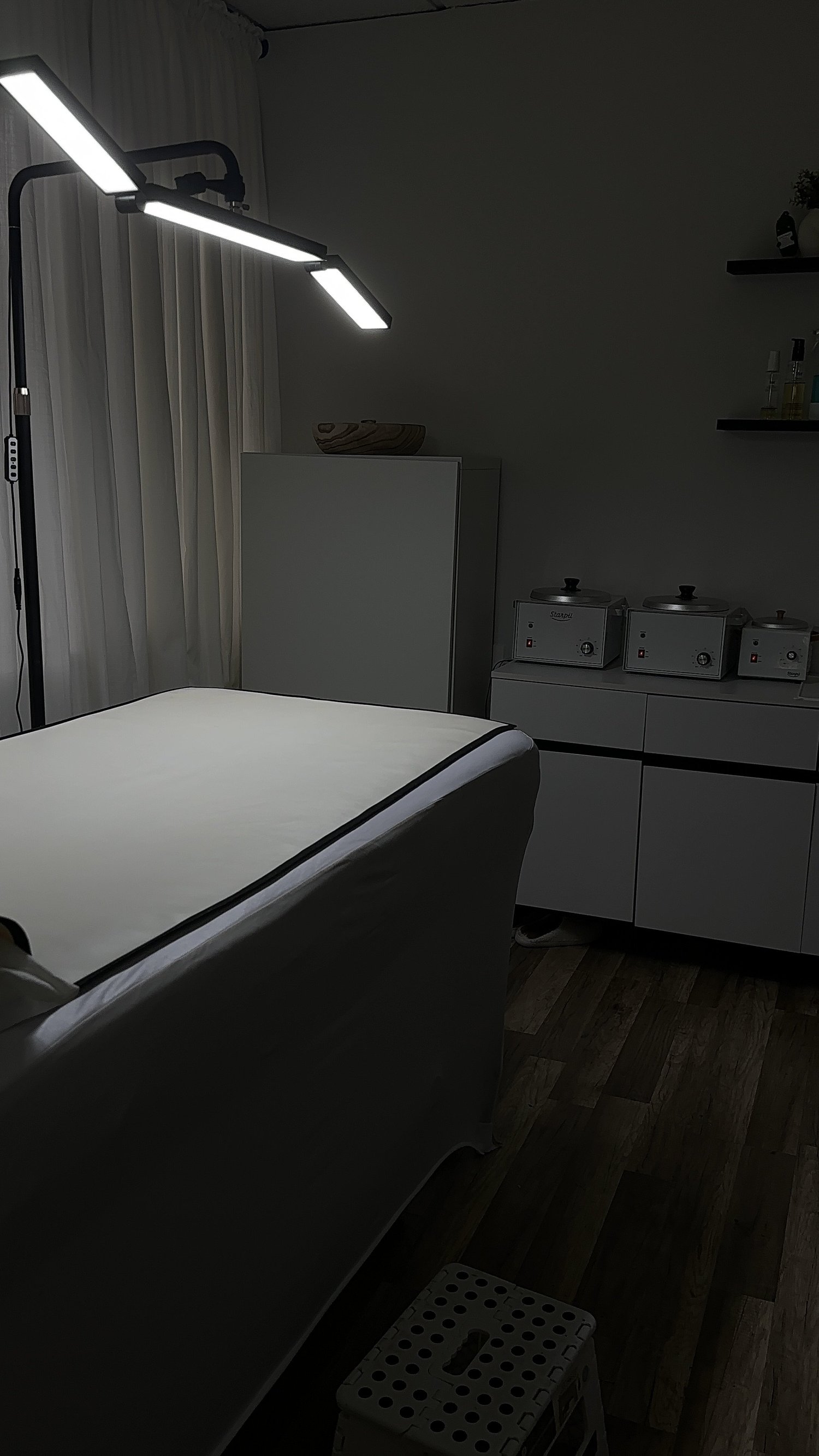 The private treatment room at Beauty by Suarez in Totowa