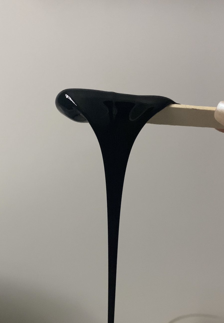 Hard wax used for body waxing